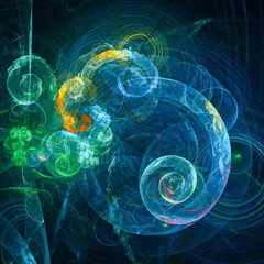 Disco spiral swarming