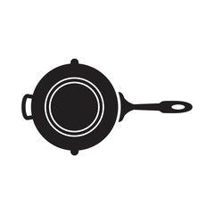 frying pan icon vector illustration