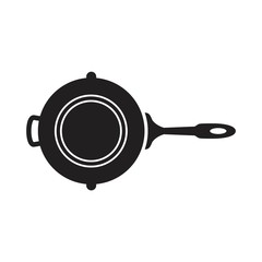 frying pan icon vector illustration