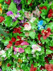 The Various of Plastic Flowers