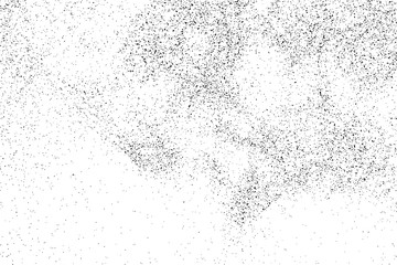 Fototapeta na wymiar Black Grainy Texture Isolated On White Background. Dust Overlay. Dark Noise Granules. Digitally Generated Image. Vector Design Elements, Illustration, Eps 10.