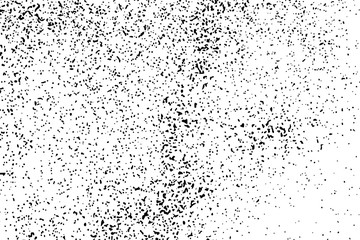 Black Grainy Texture Isolated On White Background. Dust Overlay. Dark Noise Granules. Digitally Generated Image. Vector Design Elements, Illustration, Eps 10.