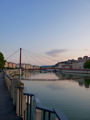 Fototapeta na wymiar Lyon in France - LYS