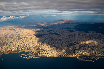 Athènes vue du ciel