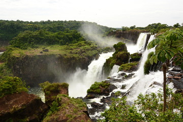 Fototapeta na wymiar Iguazu falls. Puerto Iguazu. Misiones. Argentina