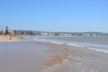 Plage d'essaouira au maroc