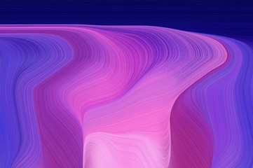 abstract fluid and waves wallpaper background with moderate violet, midnight blue and orchid colors. good wallpaper or canvas design