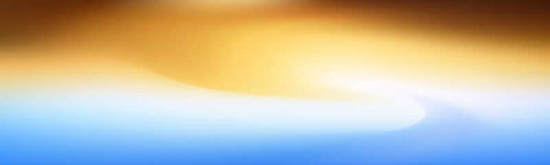 Abstract Vibrant Colors Background with Blurred Water and Sunny Sky