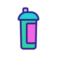 Energy drink icon vector. Thin line sign. Isolated contour symbol illustration