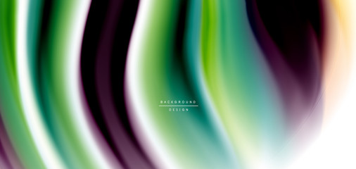 Silk smooth lines on white, liquid fluid color waves. Vector Illustrations For Wallpaper, Banner, Background, Card, Book, Illustration, landing page, cover, placard, poster, banner, flyer, design