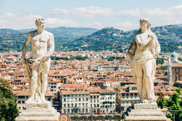 Fototapeta premium Panoramic view of the city of Florence, Italy