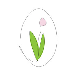 Easter egg design vector illustration