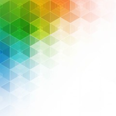 Abstract color hexagon background. layout for presentations and advertising.