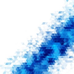 blue polygon abstract geometric background vector. eps 10