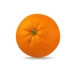 Orange isolated on white background with clipping path