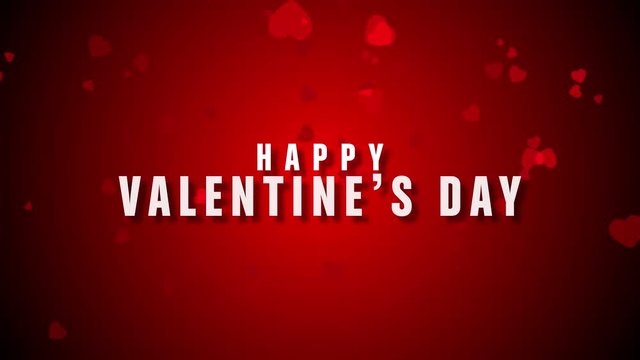 valentines day and red heart background