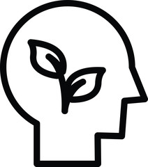 Psychology Icon, vector