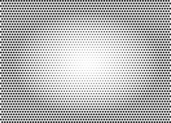 Abstract halftone dotted background. Futuristic grunge pattern, dot and circles.  Vector modern optical pop art texture for posters, sites, business cards, cover, postcards, labels, stickers layout.