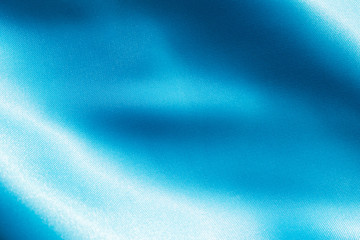 streak of blue fabric abstract background