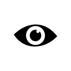 eye vector icon illustration sign