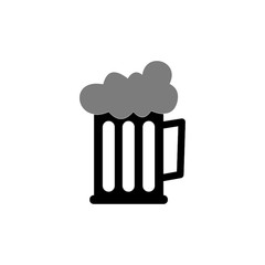 Beer mug drink concept vector illustration.
