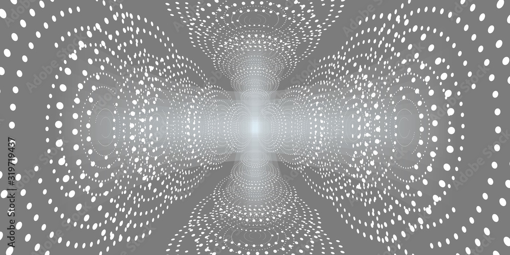 Aufkleber dotted gradient design for your business. creative geometric background in halftone style with color