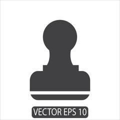 Rubber Stamp Icon , Vector Template