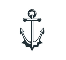 ship anchor vector graphic design for logo and illustration