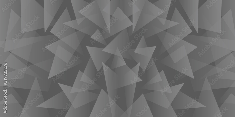 Aufkleber Fractal abstract background. Low poly vector background