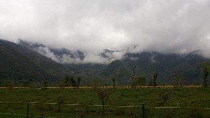 landscape in the mountains