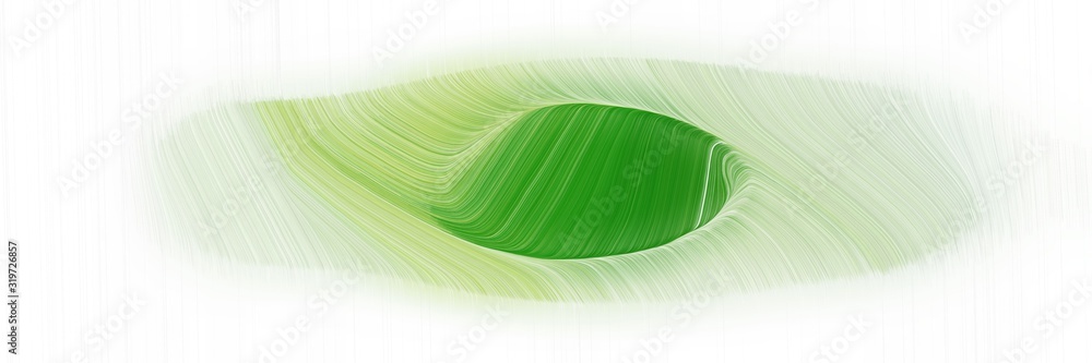 Aufkleber dynamic header design with tea green, beige and forest green colors. dynamic curved lines with fluid