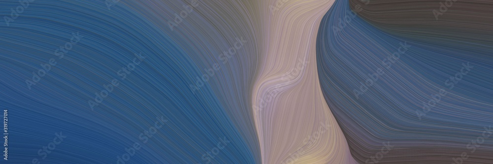 Aufkleber dynamic header design with dark slate gray, dark slate blue and rosy brown colors. dynamic curved lines with fluid flowing waves and curves