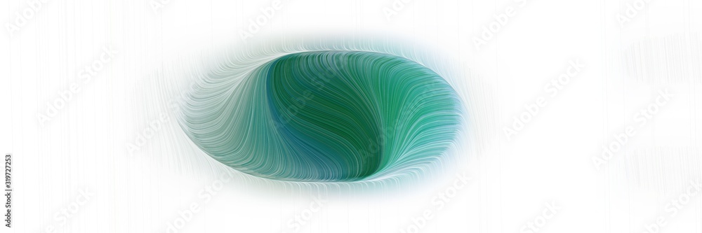 Aufkleber surreal banner design with sea green, lavender and cadet blue colors. dynamic curved lines with flui