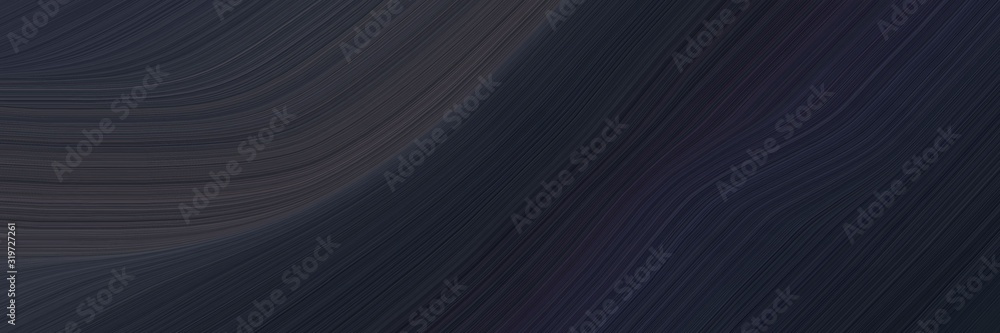 Poster modern banner with very dark blue, dark slate gray and very dark pink colors. dynamic curved lines with fluid flowing waves and curves