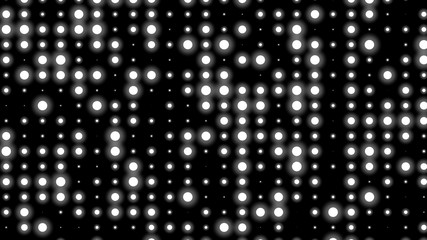 Dot white black pattern gradient texture background. Abstract  technology big data digital background. 3d rendering.