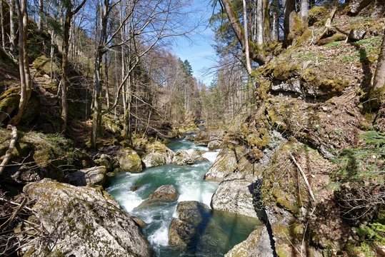 Schweiz - Toggenburg - Fluss Thur