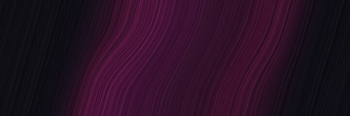 colorful banner with very dark pink, very dark magenta and old mauve colors. dynamic curved lines with fluid flowing waves and curves