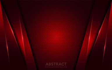 Abstract dark red background with texture effect overlap layer design. Futuristic modern background.