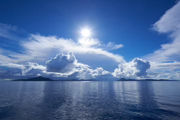 Afternoon sea and sun