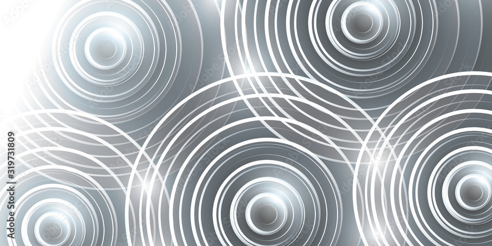 Poster circle design background with overlapping circles pattern
