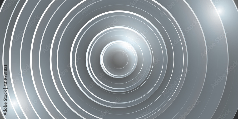 Poster circle design background with overlapping circles pattern