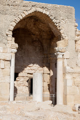 Ruins of Old Roman city in Israel