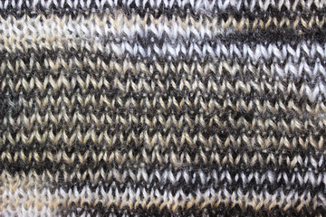 Handmade Knitted Fabric Texture. Knitted background pattern. Modern knitwear fabric texture. Geometric wool decorative texture. Simple design background.