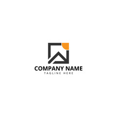 Sun House logo design. Real estate Modern and elegant style design.