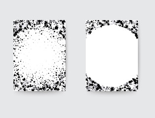 Falling silver colored squares. Magic design element. Vector art illustration. Silver festive, luxurious, bright, chaotic confetti background on white. Greeting card, invitation, brochure. eps 10