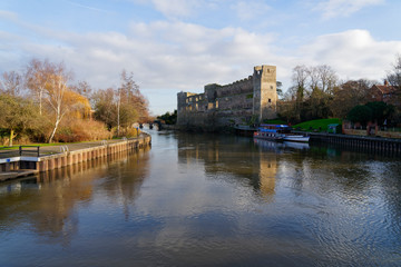 River Trent flowing through Newark on Trent