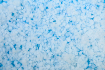 hollowfiber, polyester fiber on a light blue background - Image