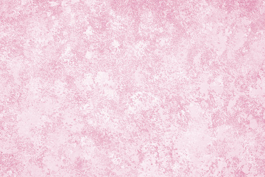 Sponge Painted Pink Wall Background With Mottled Paint Texture Pattern