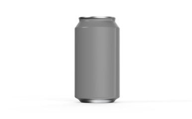 aluminum cans isolated on white background
