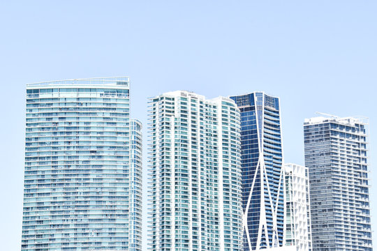 modern building in miami city florida usa america